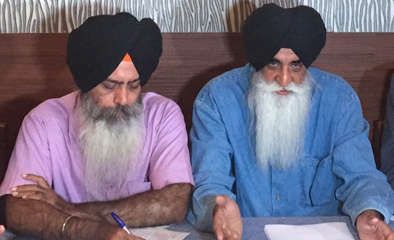 Bhai Kanwarpal Singh (L) and Bhai Harpal Singh Cheema (R)