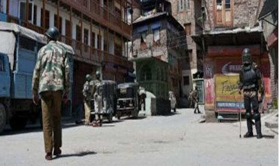 Restrictions were imposed in Srinagar in wake of protests called by pro-freedom Kashmiri groups