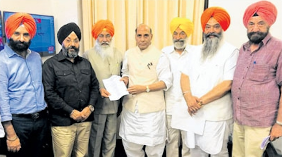 SAD Badal leaders meet Rajnath Singh seeking CBI probe into 1994 Pilibhit jail massacre of Sikhs