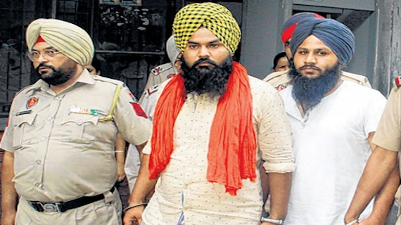 Gurpreet Singh and Nihal Singh in police custody