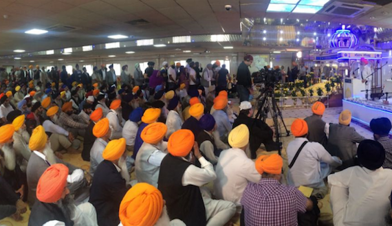A view of gathering during Sikh Federation UK's annual conference