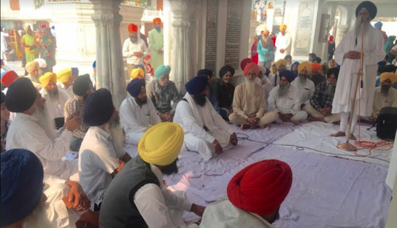 A view of Shaheedi Samagam in the memory of Bhai Beant Singh at Akal Takht Sahib [October 31, 2016]