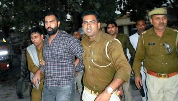 Palwinder Pinda in police custody