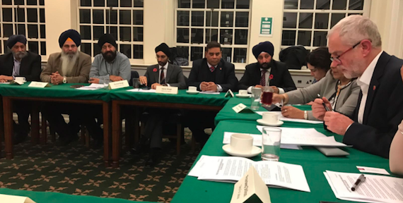 Sikh Council UK Attends Roundtable meeting with Labour Leader