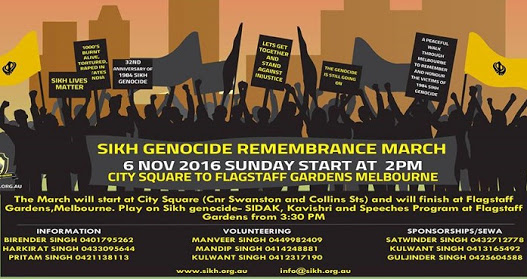 Sikh Genocide Rememberance March 2016