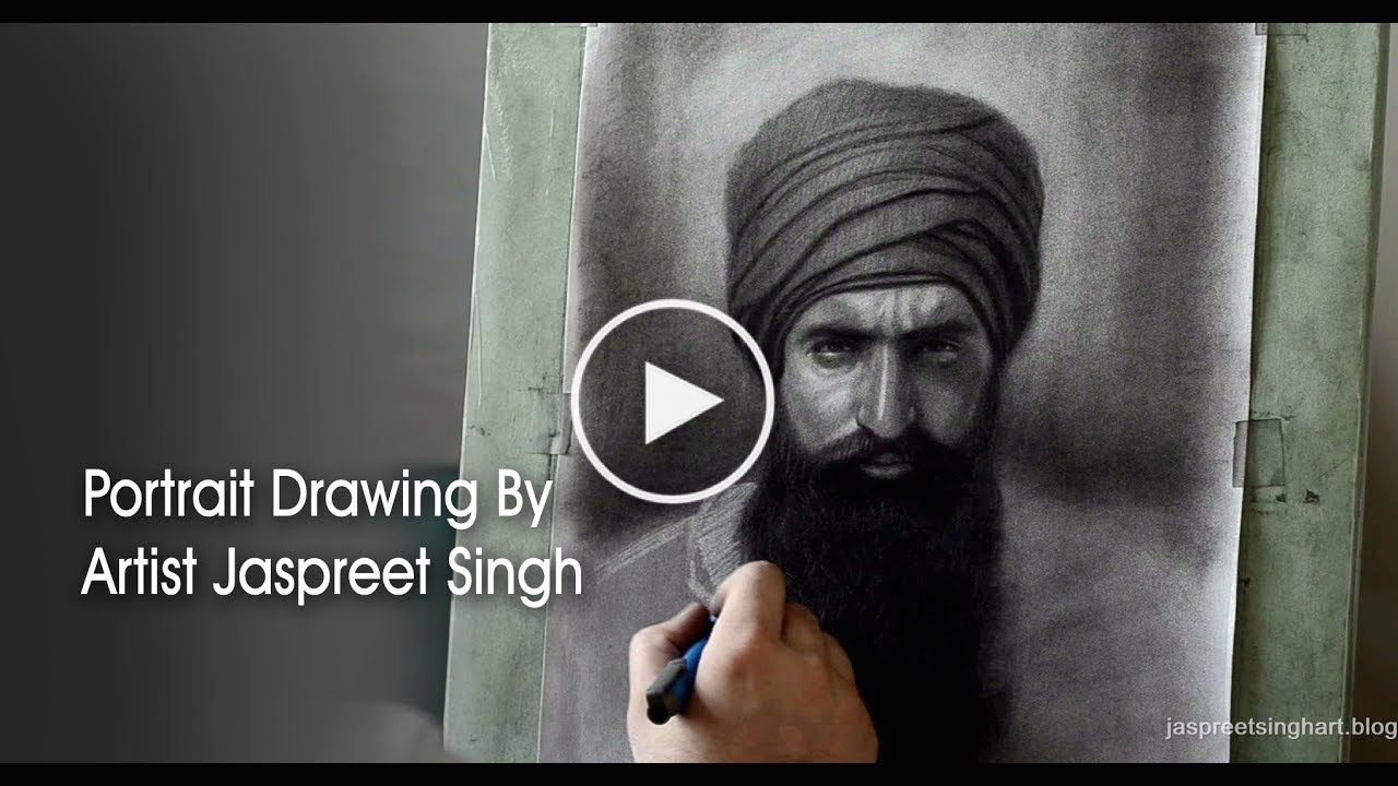 An Artist's Tribute to Sant Jarnail Singh Bhindranwale: Time Lapse ...