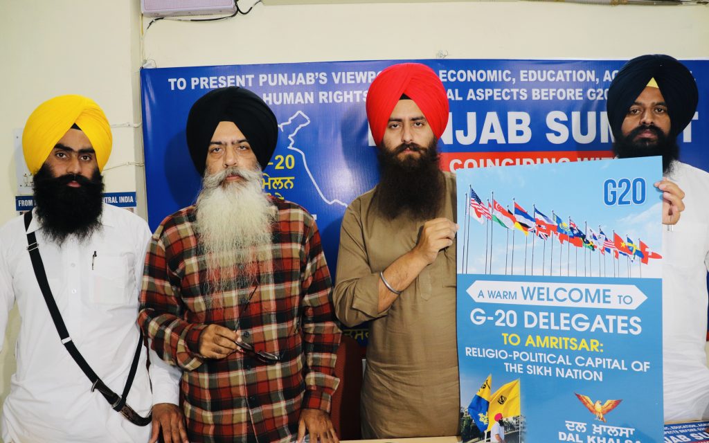 Dal Khalsa to Organize Punjab Summit Coinciding With G-20 Summit in Amritsar on March 19