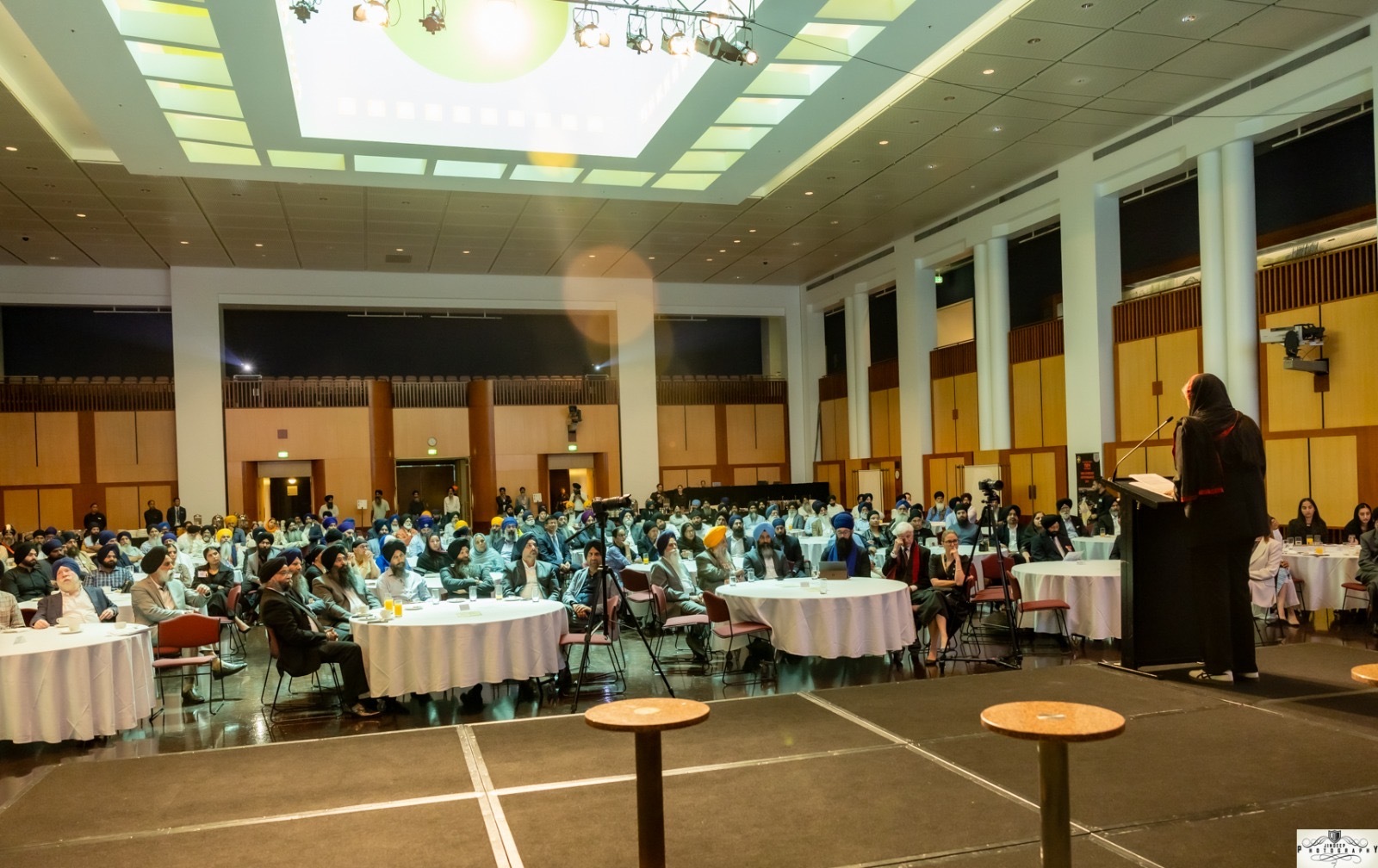 Another view of the 1984 Sikh Genocide memorial event in Great Hall of Australian Parliament in Canberra