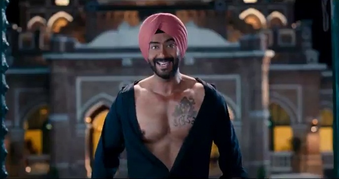 Hindu god Shiv's tattoo brings more controversy for Ajay Devgn's movie “Son  of Sardar”