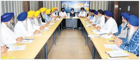 A file photo of a meeting of SGPC executive | image used for representational purpose only