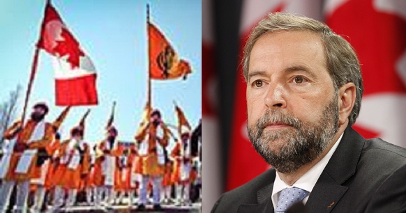 Canadian Sikhs and NDP Leader Tom Mulcair