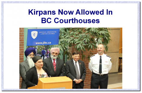 pans now allowed in BC courthouses [Photo Source: WSO Canada]